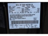 2006 F150 Color Code for Black - Color Code: UA