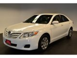 2010 Super White Toyota Camry LE #63596264