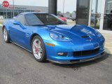 Jetstream Blue Metallic Chevrolet Corvette in 2008