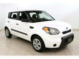 2011 Clear White Kia Soul 1.6 #63596137