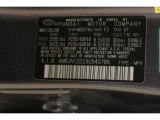2009 Tucson Color Code for Dark Titanium Gray - Color Code: F2