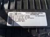 2012 Chevrolet Express 1500 Cargo Van Info Tag