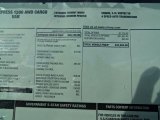 2012 Chevrolet Express 1500 Cargo Van Window Sticker