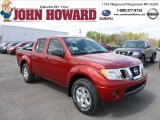 2012 Lava Red Nissan Frontier SV Crew Cab 4x4 #63671593