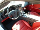 2012 Chevrolet Corvette Convertible Red Interior