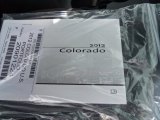 2012 Chevrolet Colorado LT Extended Cab 4x4 Books/Manuals