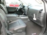 2012 Nissan Titan Pro-4X Crew Cab 4x4 Charcoal Interior