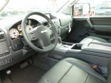 2012 Nissan Titan Pro-4X Crew Cab 4x4 Charcoal Interior