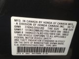 2010 MDX Color Code for Grigio Metallic - Color Code: NH736MX