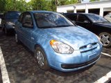 2007 Ice Blue Hyundai Accent GS Coupe #63671091