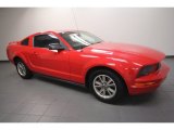 2005 Torch Red Ford Mustang V6 Deluxe Coupe #63671503