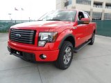 Race Red Ford F150 in 2012