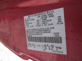 1999 Ranger Color Code for Toreador Red Metallic - Color Code: FL