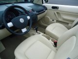 2010 Volkswagen New Beetle 2.5 Convertible Cream Interior