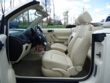2010 Volkswagen New Beetle 2.5 Convertible Cream Interior