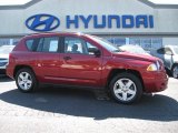 2008 Inferno Red Crystal Pearl Jeep Compass Sport 4x4 #63723335