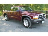 2002 Dark Garnet Red Pearl Dodge Dakota Club Cab #63723298