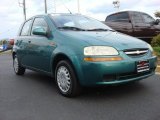 2004 Modern Green Chevrolet Aveo Hatchback #63723920