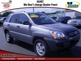 2008 Steel Silver Metallic Kia Sportage LX #63723890