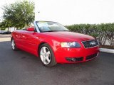 2003 Amulet Red Audi A4 1.8T Cabriolet #63723238