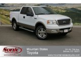 2005 Oxford White Ford F150 Lariat SuperCab 4x4 #63723185