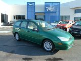 2002 Grabber Green Metallic Ford Focus SE Wagon #63723466