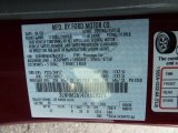 2007 MKZ Color Code for Merlot Metallic - Color Code: FX