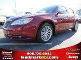 2012 Deep Cherry Red Crystal Pearl Coat Chrysler 200 Limited Sedan #63723434