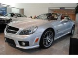 2009 Iridium Silver Metallic Mercedes-Benz SL 63 AMG Roadster #63780509