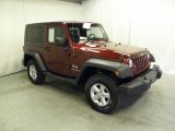 2007 Red Rock Crystal Pearl Jeep Wrangler X 4x4 #63780858