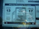 2012 Chevrolet Express 1500 AWD Cargo Van Window Sticker