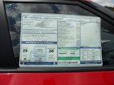 2012 Hyundai Veloster  Window Sticker