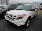 2013 White Platinum Tri-Coat Ford Explorer XLT 4WD #63780933