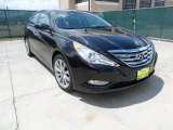 2012 Midnight Black Hyundai Sonata SE #63780623