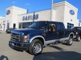 2008 Dark Blue Pearl Metallic Ford F350 Super Duty Lariat Crew Cab 4x4 #63780596