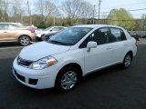 2011 Fresh Powder White Nissan Versa 1.8 S Sedan #63848491