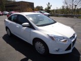 Oxford White Ford Focus in 2012