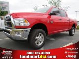2012 Flame Red Dodge Ram 2500 HD Big Horn Crew Cab 4x4 #63871236