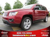 2012 Deep Cherry Red Crystal Pearl Jeep Compass Sport #63871215