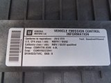 2012 Chevrolet Express 2500 Cargo Van Info Tag