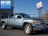 2012 Blue Granite Metallic Chevrolet Silverado 1500 LT Crew Cab 4x4 #63871167