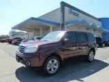 2012 Dark Cherry Pearl II Honda Pilot EX-L 4WD #63871569