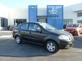 2009 Black Granite Metallic Chevrolet Aveo LT Sedan #63871292