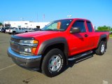 2005 Victory Red Chevrolet Colorado Z71 Extended Cab 4x4 #63871539