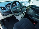 2012 Dodge Grand Caravan SE Black/Light Graystone Interior