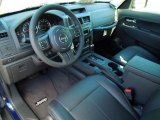 2012 Jeep Liberty Latitude Dark Slate Gray Interior