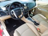 2012 Chrysler 200 Limited Convertible Black/Light Frost Interior