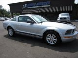 2007 Satin Silver Metallic Ford Mustang V6 Deluxe Coupe #63914495