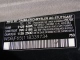 2001 E Color Code for Tectite Grey Metallic - Color Code: 753