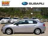 2012 Ice Silver Metallic Subaru Impreza 2.0i 4 Door #63913728